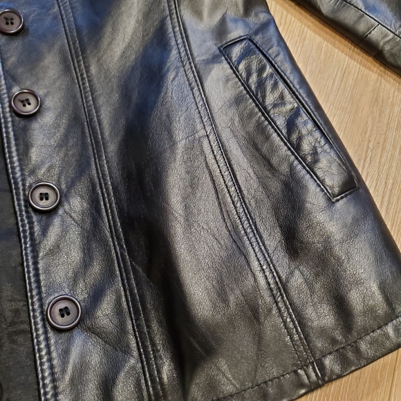 Akoury Leather Jacket - Picture 5 of 8